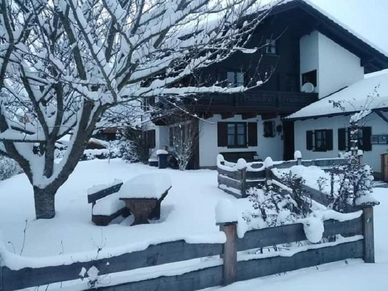 Gipfelblick Am Woessenerbach Appartement Unterwössen Buitenkant foto